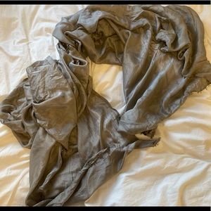 Gauzy gray scarf